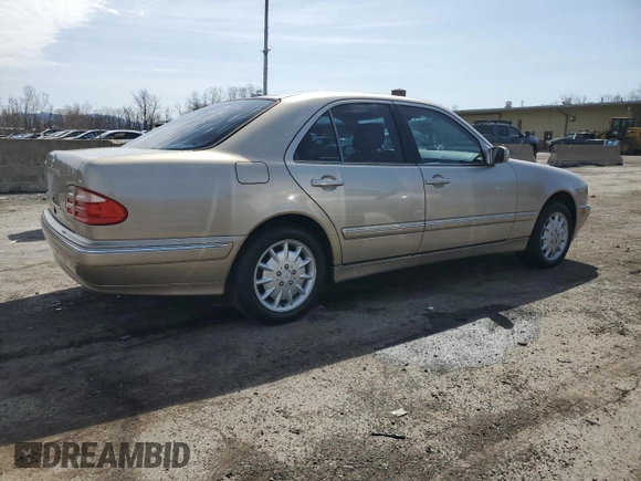 2001 Mercedes-Benz E-Class AWD with VIN WDBJF82JX1X044358, listed as a Copart auction lot 51280545 with 189,188 mi miles and Salvage Title. Bid and sale history available at carsss.com. Image 3.