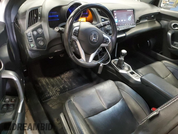 2016 Honda CR-Z EX with VIN JHMZF1C65GS001542, listed as a Copart auction lot 60165925 with 107,879 mi miles and Salvage title. Bid and sale history available at DreamBid. Image 8.