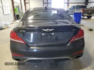 2019 Genesis G70 Advanced with VIN KMTG54LE3KU037703, listed as a Copart auction lot 50238845 with 100,022 mi miles and Salvage title. Bid and sale history available at DreamBid. Image 6.