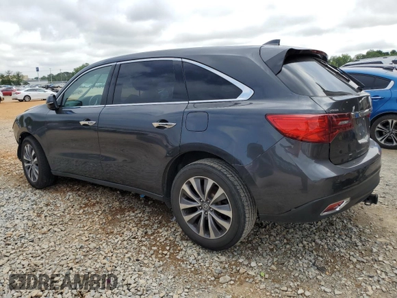 2015 Acura MDX Technology z VIN 5FRYD3H6XFB008603, wystawiony jako Copart lot #55854225 z przebiegiem Nie podano mil oraz Szkoda całkowita • Salvage title. Historia ofert i sprzedaży dostępna na DreamBid. Obrazek 2.