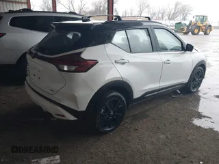 2024 Nissan Kicks SR with VIN 3N1CP5DV7RL477815, listed as a IAAI auction lot 41711502 with 17,198 mi miles and . Bid and sale history available at DreamBid. Image 4.