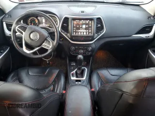 2017 Jeep Cherokee Trailhawk L Plus with VIN 1C4PJMBS2HD228037, listed as a Copart auction lot 41365075 with 84,479 mi miles and Salvage Title. Bid and sale history available at carsss.com. Image 8.