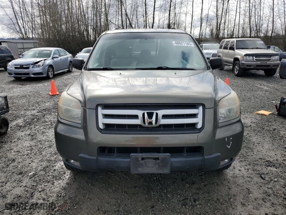 2006 Honda Pilot EX with VIN 2HKYF184X6H506591, listed as a Copart auction lot 48621165 with 201,577 mi miles and Clean Title. Bid and sale history available at carsss.com. Image 5.