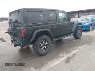 2021 Jeep Wrangler Unlimited Rubicon z VIN 1C4HJXFG8MW775419, wystawiony jako IAAI lot #41797178 z przebiegiem 56 166 mil mil oraz . Historia ofert i sprzedaży dostępna na DreamBid. Obrazek 4.