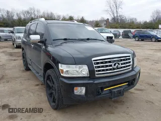 2010 Infiniti QX56 with VIN 5N3ZA0NC8AN903446, listed as a IAAI auction lot 41551526 with 0 mi miles. Bid and sale history available at carsss.com. Image 1.