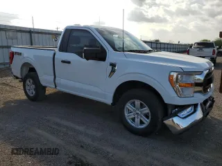 2022 Ford F-150 XL with VIN 1FTMF1E58NKE13404, listed as a Copart auction lot 80990584 with 24,179 mi miles and Salvage Title. Bid and sale history available at DreamBid. Image 4.