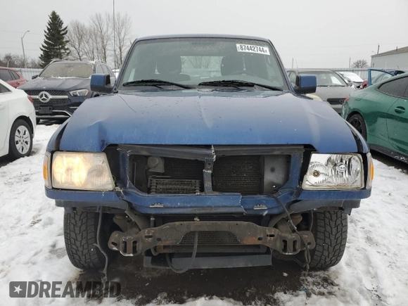 2010 Ford Ranger XLT with VIN 1FTKR4EEXAPA11364, listed as a Copart auction lot 87442744 with 132,229 mi miles and Salvage Title. Bid and sale history available at carsss.com. Image 5.