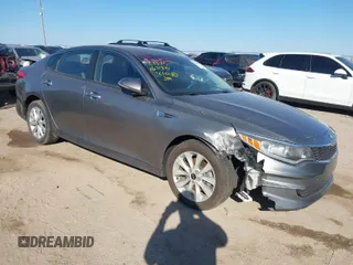 2018 Kia Optima LX with VIN 5XXGT4L32JG254229, listed as a IAAI auction lot 41668531 with 59,892 mi miles. Bid and sale history available at carsss.com. Image 1.