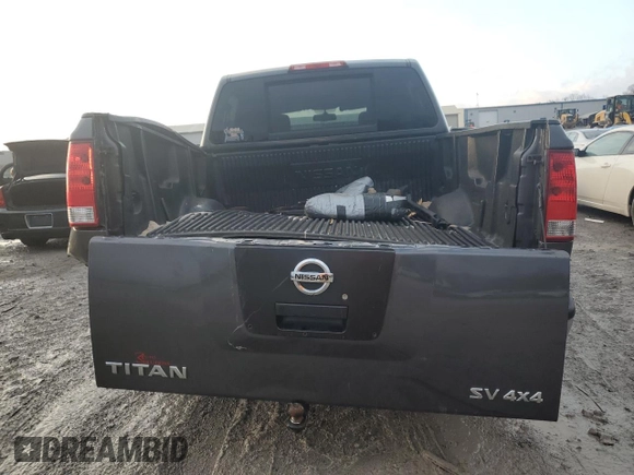 2012 Nissan Titan SV with VIN 1N6AA0EC2CN310143, listed as a Copart auction lot 42346455 with 225,755 mi miles and Salvage Title. Bid and sale history available at carsss.com. Image 6.