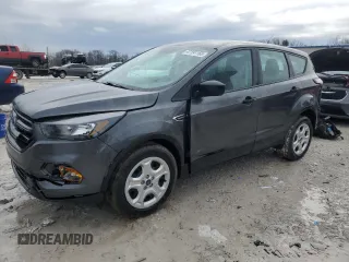 2018 Ford Escape S z VIN 1FMCU0F75JUD28557, wystawiony jako Copart lot #47191165 z przebiegiem 154 597 mil mil oraz Czysty tytuł • Clean title. Historia ofert i sprzedaży dostępna na DreamBid. Obrazek 1.