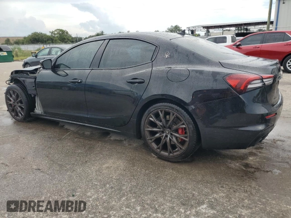 2021 Maserati Ghibli with VIN ZAM57XSS4M1368749, listed as a Copart auction lot 70784004 with 43,930 mi miles and Salvage Title. Bid and sale history available at carsss.com. Image 2.