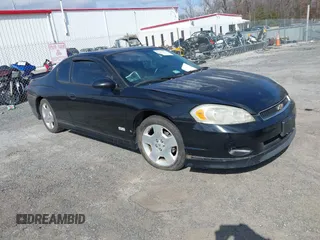 2006 Chevrolet Monte Carlo SS with VIN 2G1WL16C069259118, listed as a IAAI auction lot 41585326 with 1 mi miles. Bid and sale history available at carsss.com. Image 1.