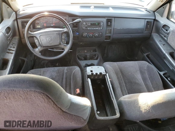 2004 Dodge Dakota Sport with VIN 1D7HL38NX4S789687, listed as a Copart auction lot 77435824 with 157,993 mi miles and Salvage Title. Bid and sale history available at carsss.com. Image 8.