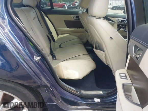 2013 Jaguar XF I4 RWD with VIN SAJWA0ES6DPS96674, listed as a IAAI auction lot 41594788 with 1 mi miles. Bid and sale history available at carsss.com. Image 8.