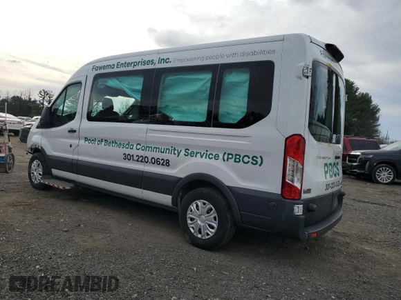 2018 Ford Transit Passenger XL with VIN 1FBZX2CM3JKB15408, listed as a Copart auction lot 49072305 with Not Provided miles and Salvage Title. Bid and sale history available at carsss.com. Image 2.