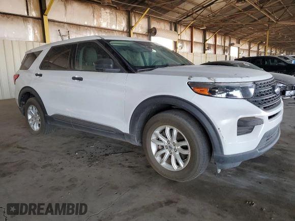 2021 Ford Explorer with VIN 1FMSK8BB8MGA72959, listed as a Copart auction lot 42185795 with 59,710 mi miles and Salvage Title. Bid and sale history available at carsss.com. Image 4.