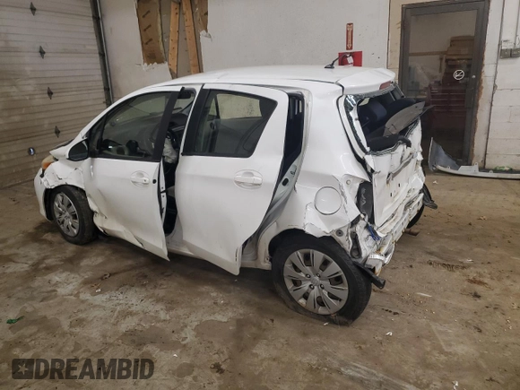 2012 Toyota Yaris L with VIN JTDKTUD32CD532746, listed as a Copart auction lot 51666455 with 238,797 mi miles and Salvage Title. Bid and sale history available at carsss.com. Image 2.