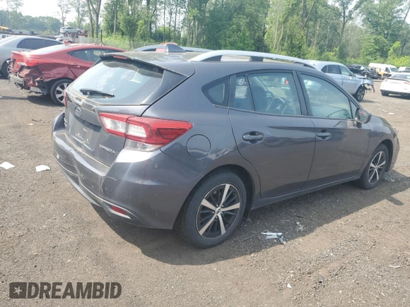 2019 Subaru Impreza Premium z VIN 4S3GTAD60K3742555, wystawiony jako Copart lot #60842905 z przebiegiem 83 459 mil mil oraz Szkoda całkowita • Salvage title. Historia ofert i sprzedaży dostępna na DreamBid. Obrazek 3.