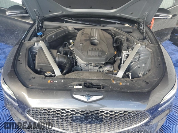 2023 Genesis G70 2.0T with VIN KMTG34TA7PU131187, listed as a Copart auction lot 75328684 with 32,784 mi miles and Non Repairable. Bid and sale history available at carsss.com. Image 11.