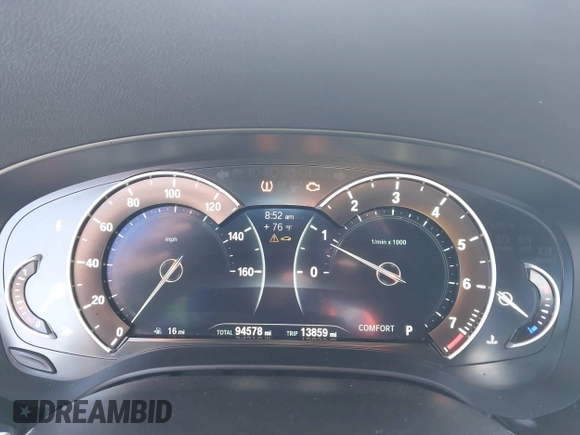 2017 BMW 5 Series 530i with VIN WBAJA5C34HG897019, listed as a IAAI auction lot 42393537 with 94,578 mi miles and . Bid and sale history available at DreamBid. Image 7.
