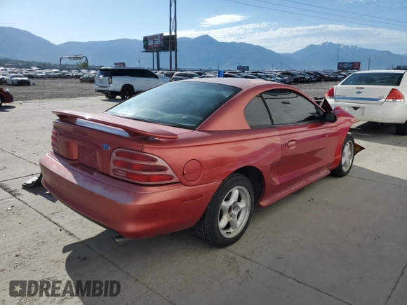 1994 Ford Mustang GT z VIN 1FALP42TXRF226179, wystawiony jako Copart lot #57905014 z przebiegiem 158 454 mil mil oraz Szkoda całkowita • Salvage title. Historia ofert i sprzedaży dostępna na DreamBid. Obrazek 3.