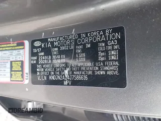 2018 Kia Soul with VIN KNDJN2A24J7586616, listed as a IAAI auction lot 41619258 with 84,547 mi miles. Bid and sale history available at carsss.com. Image 9.