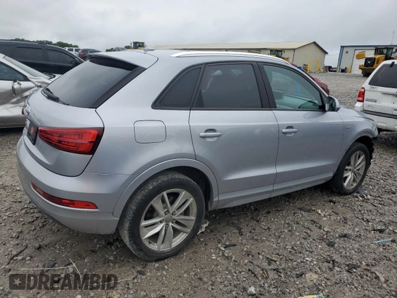 2018 Audi Q3 Premium with VIN WA1BCCFSXJR003408, listed as a Copart auction lot 60112115 with 128,146 mi miles and Salvage title. Bid and sale history available at DreamBid. Image 3.