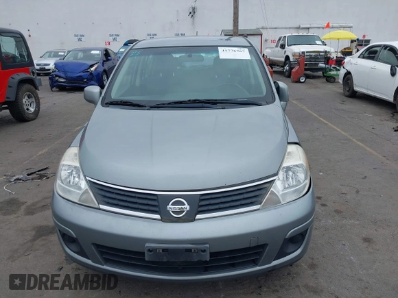 2007 Nissan Versa 1.8 S with VIN 3N1BC13E27L419464, listed as a IAAI auction lot 41776767 with 184,484 mi miles. Bid and sale history available at carsss.com. Image 12.