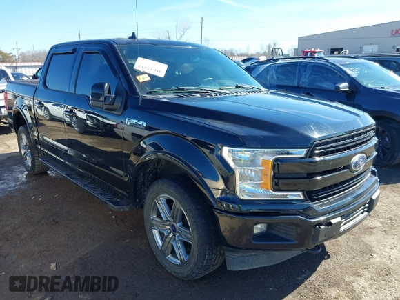 2018 Ford F-150 XL with VIN 1FTEW1E53JKD67060, listed as a IAAI auction lot 41612914 with 86,331 mi miles. Bid and sale history available at carsss.com. Image 1.