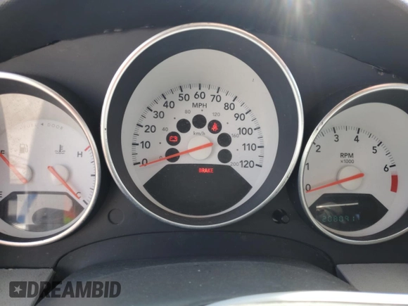 2007 Dodge Caliber SXT with VIN 1B3HB48B27D577210, listed as a Copart auction lot 50059305 with 208,091 mi miles and Non Repairable. Bid and sale history available at DreamBid. Image 9.
