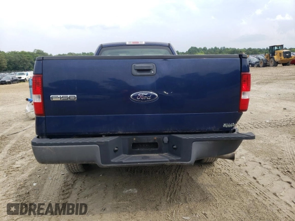 2008 Ford F-150 XL with VIN 1FTRF122X8KE92949, listed as a Copart auction lot 60833295 with 97,847 mi miles and Salvage title. Bid and sale history available at DreamBid. Image 6.