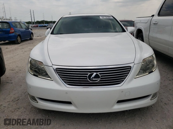 2007 Lexus LS 460 z VIN JTHBL46F175034690, wystawiony jako Copart lot #58154305 z przebiegiem 143 517 mil mil oraz Szkoda całkowita • Salvage title. Historia ofert i sprzedaży dostępna na DreamBid. Obrazek 5.