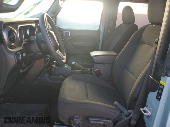 2023 Jeep Wrangler Sport with VIN 1C4HJXAG6PW560827, listed as a Copart auction lot 76583174 with Not provided miles and Salvage title. Bid and sale history available at DreamBid. Image 7.