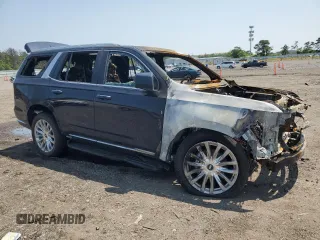 2023 Cadillac Escalade 4WD Premium Luxury with VIN 1GYS4BKL7PR384973, listed as a Copart auction lot 60155425 with Not provided miles and Salvage title. Bid and sale history available at DreamBid. Image 4.