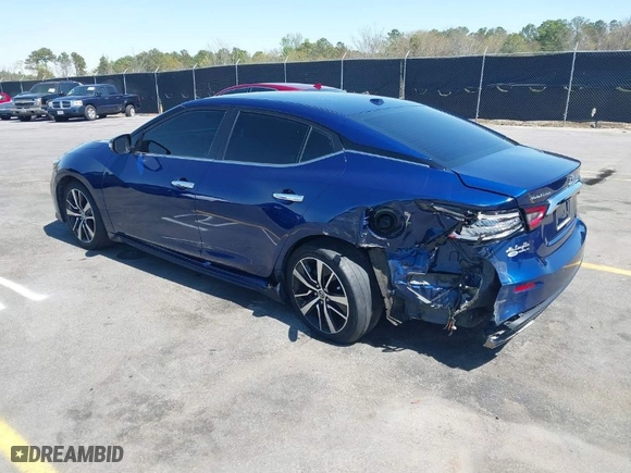 2021 Nissan Maxima SV with VIN 1N4AA6CV7MC507693, listed as a IAAI auction lot 41849176 with 107,951 mi miles. Bid and sale history available at carsss.com. Image 3.