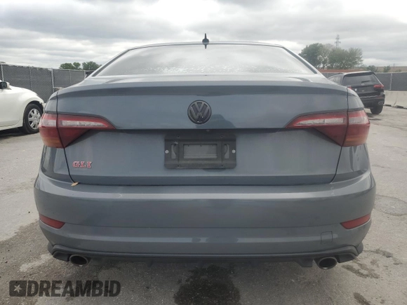 2019 Volkswagen Jetta GLI S with VIN 3VW6T7BU9KM248240, listed as a Copart auction lot 51711785 with 45,173 mi miles and Salvage Title. Bid and sale history available at DreamBid. Image 6.