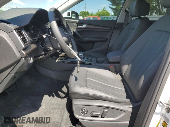 2024 Audi Q5 Premium with VIN WA1ABAFY2R2150639, listed as a Copart auction lot 57469535 with 6,557 mi miles and Salvage title. Bid and sale history available at DreamBid. Image 7.