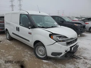 2022 Ram ProMaster City Cargo Tradesman with VIN ZFBHRFAB0N6X33216, listed as a Copart auction lot 89373425 with 72,737 mi miles and Salvage title. Bid and sale history available at DreamBid. Image 4.
