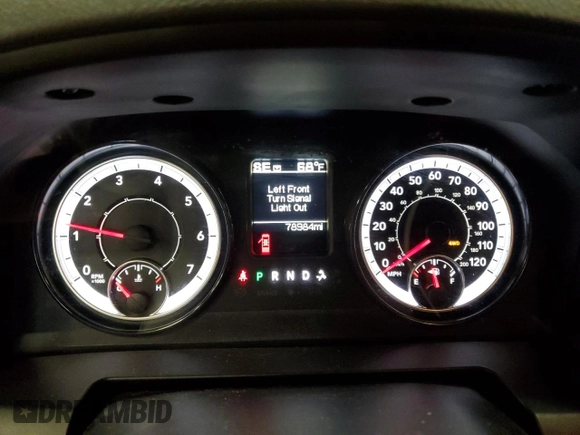 2018 Ram 1500 Express with VIN 1C6RR7FT6JS138629, listed as a Copart auction lot 58243755 with 78,984 mi miles and Salvage title. Bid and sale history available at DreamBid. Image 9.