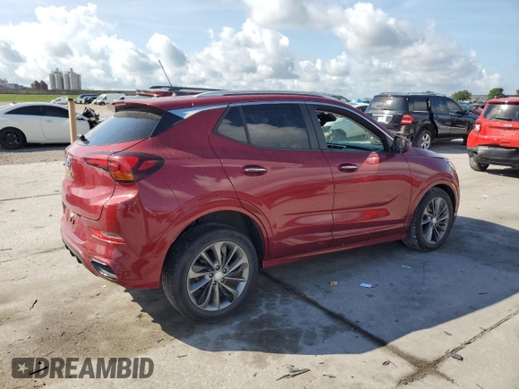2021 Buick Encore GX Select with VIN KL4MMDSL6MB065928, listed as a Copart auction lot 57675195 with 80,330 mi miles and Salvage title. Bid and sale history available at DreamBid. Image 3.