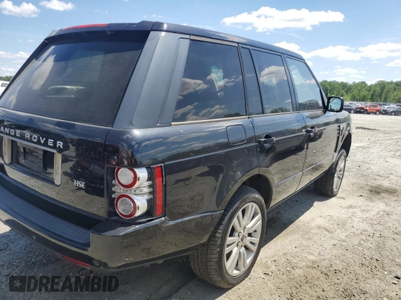2012 Land Rover Range Rover HSE Lux with VIN SALMF1D43CA364505, listed as a Copart auction lot 56112805 with 118,119 mi miles and Clean Title. Bid and sale history available at DreamBid. Image 3.