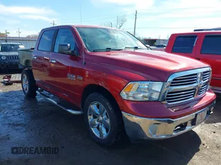 2015 Ram 1500 Big Horn with VIN 1C6RR7LTXFS705386, listed as a IAAI auction lot 41615692 with 164,370 mi miles. Bid and sale history available at carsss.com. Image 1.