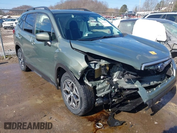 2020 Subaru Forester Premium with VIN JF2SKAGC4LH434390, listed as a IAAI auction lot 41672727 with 49,693 mi miles. Bid and sale history available at carsss.com. Image 1.