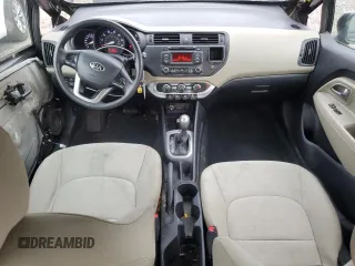 2013 Kia Rio LX with VIN KNADM4A30D6207753, listed as a Copart auction lot 85595694 with 63,062 mi miles and Salvage Title. Bid and sale history available at carsss.com. Image 8.