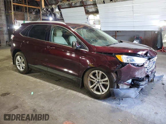 2019 Ford Edge SEL with VIN 2FMPK4J96KBB18712, listed as a Copart auction lot 61601225 with 29,473 mi miles and Salvage title. Bid and sale history available at DreamBid. Image 4.