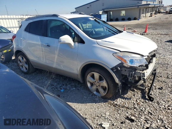 2016 Buick Encore with VIN KL4CJASB5GB716092, listed as a Copart auction lot 45412435 with 129,923 mi miles and Salvage Title. Bid and sale history available at carsss.com. Image 4.
