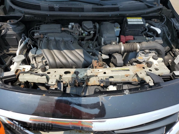2015 Nissan Versa SV with VIN 3N1CN7AP4FL831812, listed as a Copart auction lot 59903055 with 92,405 mi miles and Salvage title. Bid and sale history available at DreamBid. Image 11.