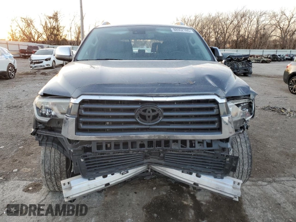 2020 Toyota Sequoia Limited with VIN 5TDKY5G1XLS075142, listed as a Copart auction lot 88952165 with 39,847 mi miles and Salvage Title. Bid and sale history available at carsss.com. Image 5.