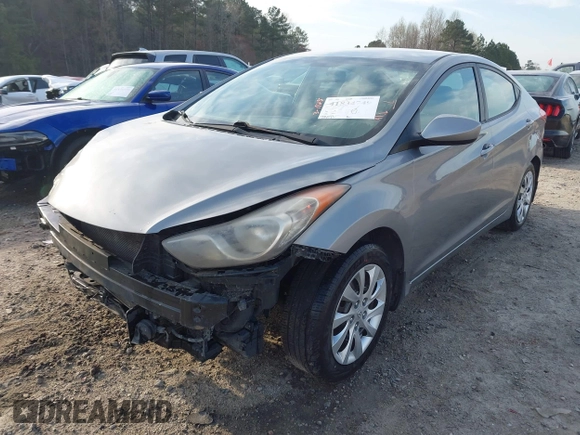 2012 Hyundai Elantra Limited with VIN KMHDH4AE9CU433241, listed as a IAAI auction lot 41834749 with 223,033 mi miles. Bid and sale history available at carsss.com. Image 21.