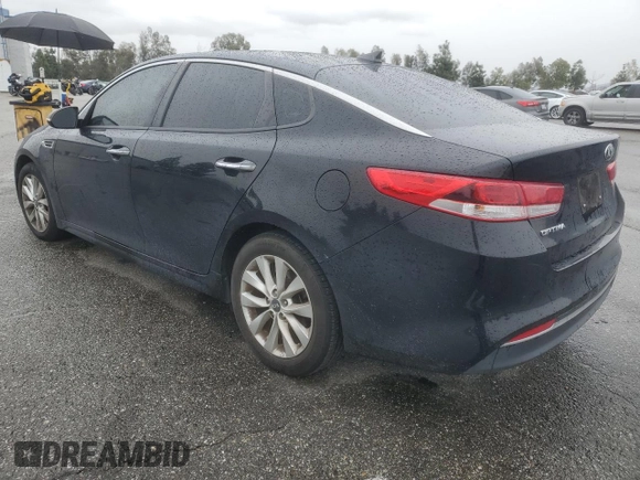 2018 Kia Optima LX with VIN 5XXGT4L3XJG261199, listed as a Copart auction lot 48637255 with 107,293 mi miles and Salvage Title. Bid and sale history available at carsss.com. Image 2.